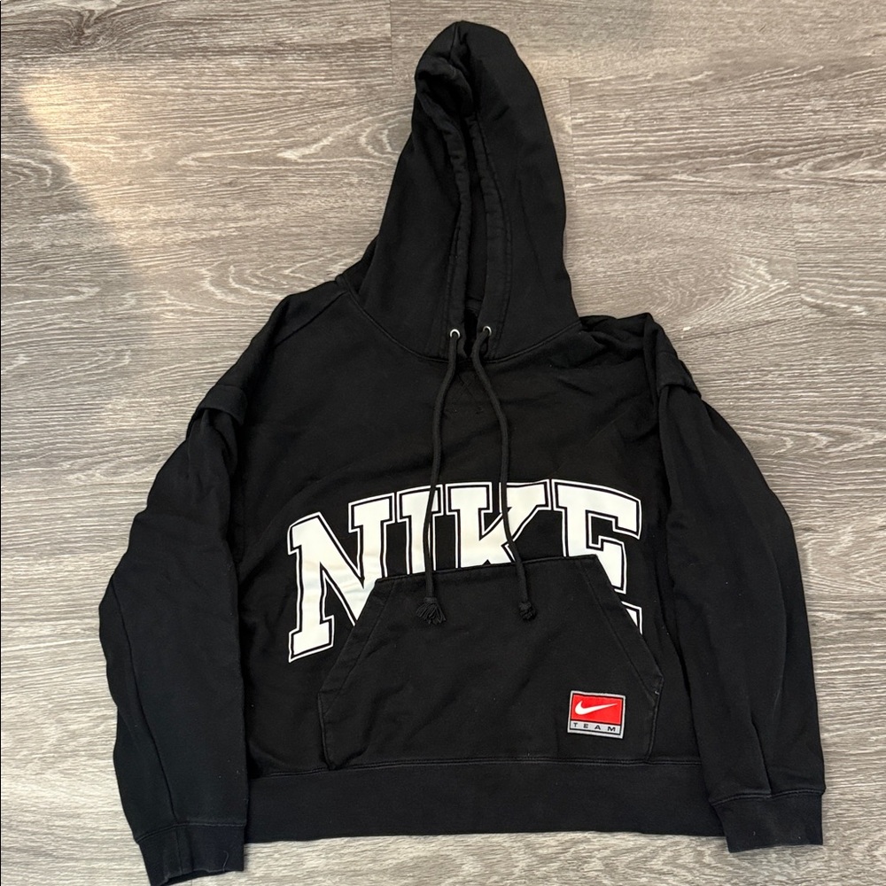 Nike Black Women's Hoodie with Logo